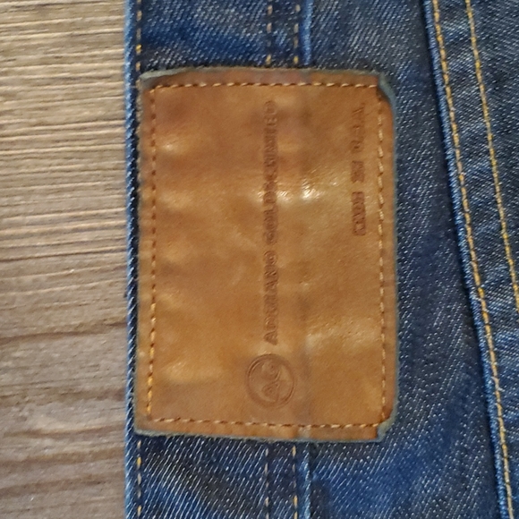 AG Adriano Goldschmied The Protege Straight Leg Dark Denim Jeans Mens 34x27-1/2 - Picture 9 of 14